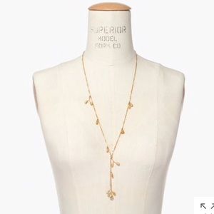 Madewell Flower Bud Lariat Necklace